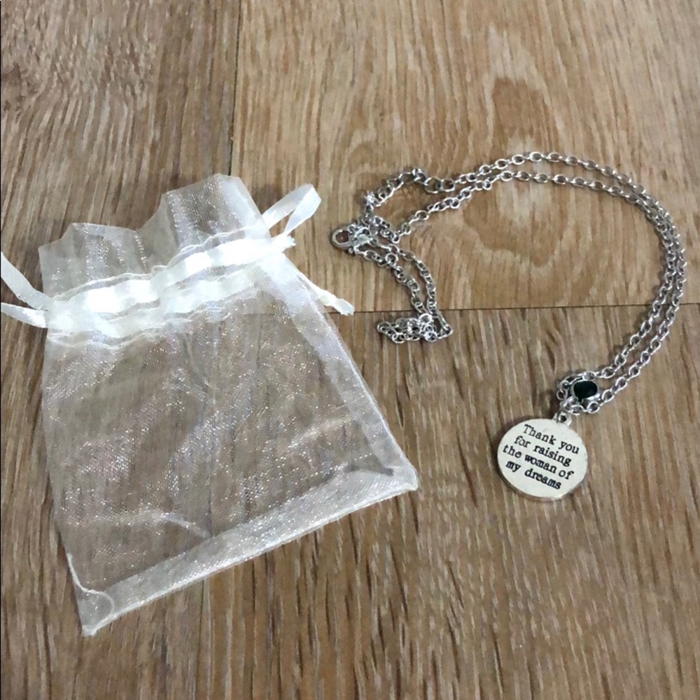 Mother in Law (bride) Necklace with birth stone